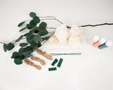 Silver Boutonniere Craft Kit (Set Of 3) - Sola Wood Flowers