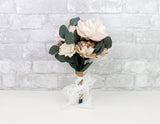 Silver Mini Bouquet - Sola Wood Flowers