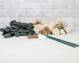 Silver Mini Bouquet - Sola Wood Flowers