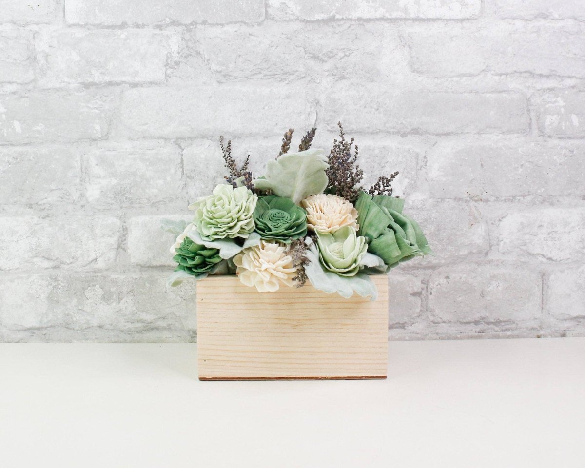 Silver Sage Centerpiece – Sola-Flowers