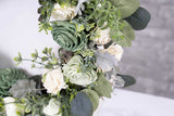 Silver Sage Wreath (Large) - Sola Wood Flowers