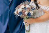 Simple & Elegant Bridal Bouquet - Sola Wood Flowers