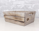 Slatted Rectangle Wood Planter (Multiple Sizes) - Sola Wood Flowers