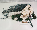 Snowberry Bouquet Kit - Sola Wood Flowers