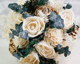 Snowberry Bouquet Kit - Sola Wood Flowers