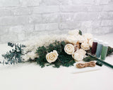 Snowberry Bouquet Kit - Sola Wood Flowers