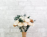 Snowberry Bouquet Kit - Sola Wood Flowers
