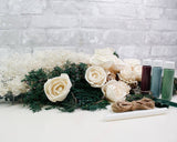 Snowberry Bouquet Kit - Sola Wood Flowers