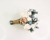 Snowberry Bouquet Kit - Sola Wood Flowers