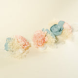 So Sweet Corsage (Set Of 3) - Sola Wood Flowers