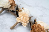 Sun Kissed Boutonniere (Set Of 3) - Sola Wood Flowers