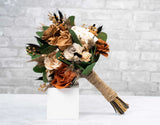 Sun Kissed Bridesmaid Bouquet - Sola Wood Flowers