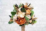 Sun Kissed Bridesmaid Bouquet - Sola Wood Flowers