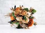 Sun Kissed Bridesmaid Bouquet - Sola Wood Flowers