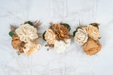 Sun Kissed Corsage (Set Of 3) - Sola Wood Flowers
