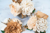 Sun Kissed Corsage (Set Of 3) - Sola Wood Flowers