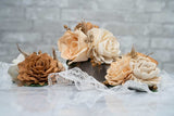 Sun Kissed Corsage (Set Of 3) - Sola Wood Flowers