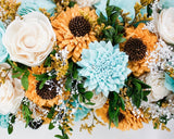 Sunflower Sky Centerpiece Craft Kit - Sola Wood Flowers