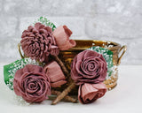 Sweet Serenade Boutonniere (Set of 3) - Sola Wood Flowers