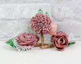 Sweet Serenade Boutonniere (Set of 3) - Sola Wood Flowers