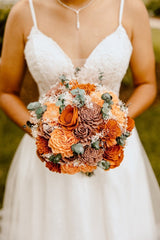 Test Luminous Bridal Bouquet - Sola Wood Flowers