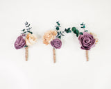 Tie The Knot Boutonniere Craft Kit (Set of 3) - Sola Wood Flowers