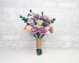 Tie The Knot Bridesmaid Bouquet Kit - Sola Wood Flowers