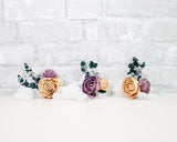 Tie The Knot Corsage Craft Kit (Set of 3) - Sola Wood Flowers
