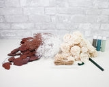 Topaz Bridesmaid Bouquet Kit - Sola Wood Flowers