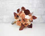 Topaz Bridesmaid Bouquet Kit - Sola Wood Flowers