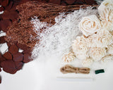 Topaz Bridesmaid Bouquet Kit - Sola Wood Flowers