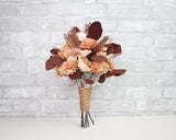 Topaz Bridesmaid Bouquet Kit - Sola Wood Flowers