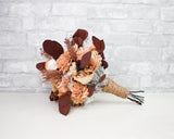 Topaz Bridesmaid Bouquet Kit - Sola Wood Flowers