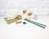 Touch Of Frost Bouquet - Sola Wood Flowers