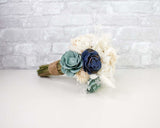Touch Of Frost Bouquet - Sola Wood Flowers