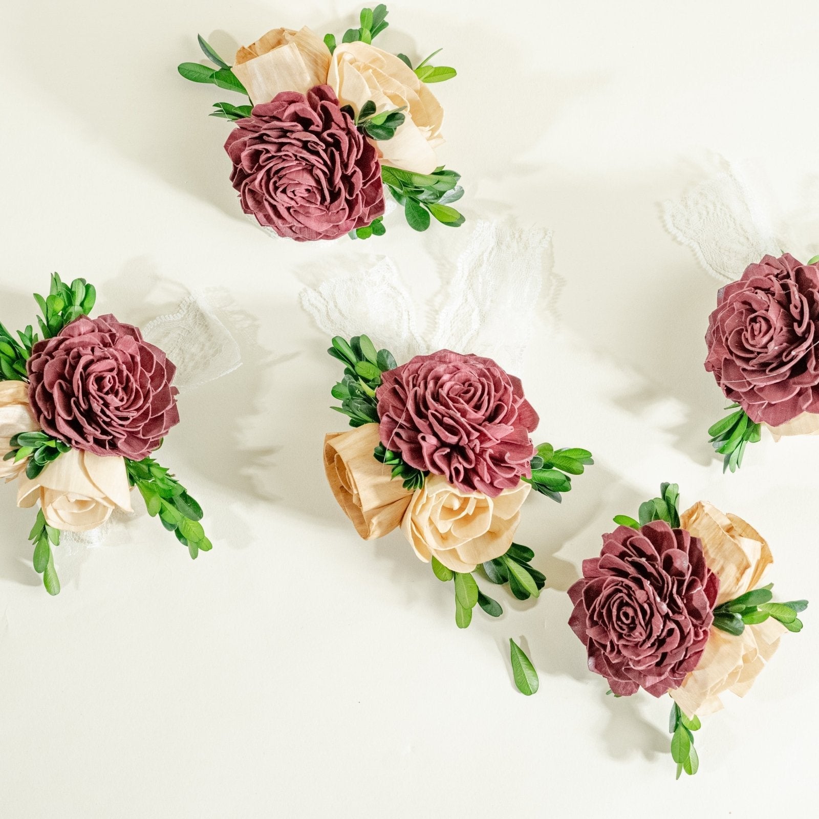 Vintage Vineyard Corsage (Set of 3) – Sola-Flowers Vintage Vineyard Corsage (Set of 3) – Sola-Flowers