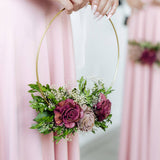 Vintage Vineyard Hoop Bouquet - Sola Wood Flowers