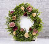 Vintage Vineyard Wreath (Large) - Sola Wood Flowers