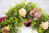 Vintage Vineyard Wreath (Large) - Sola Wood Flowers