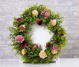 Vintage Vineyard Wreath (Large) - Sola Wood Flowers