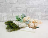 Whimsy Corsage (Set Of 3) - Sola Wood Flowers