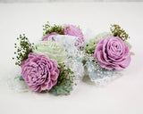 Whimsy Corsage (Set Of 3) - Sola Wood Flowers