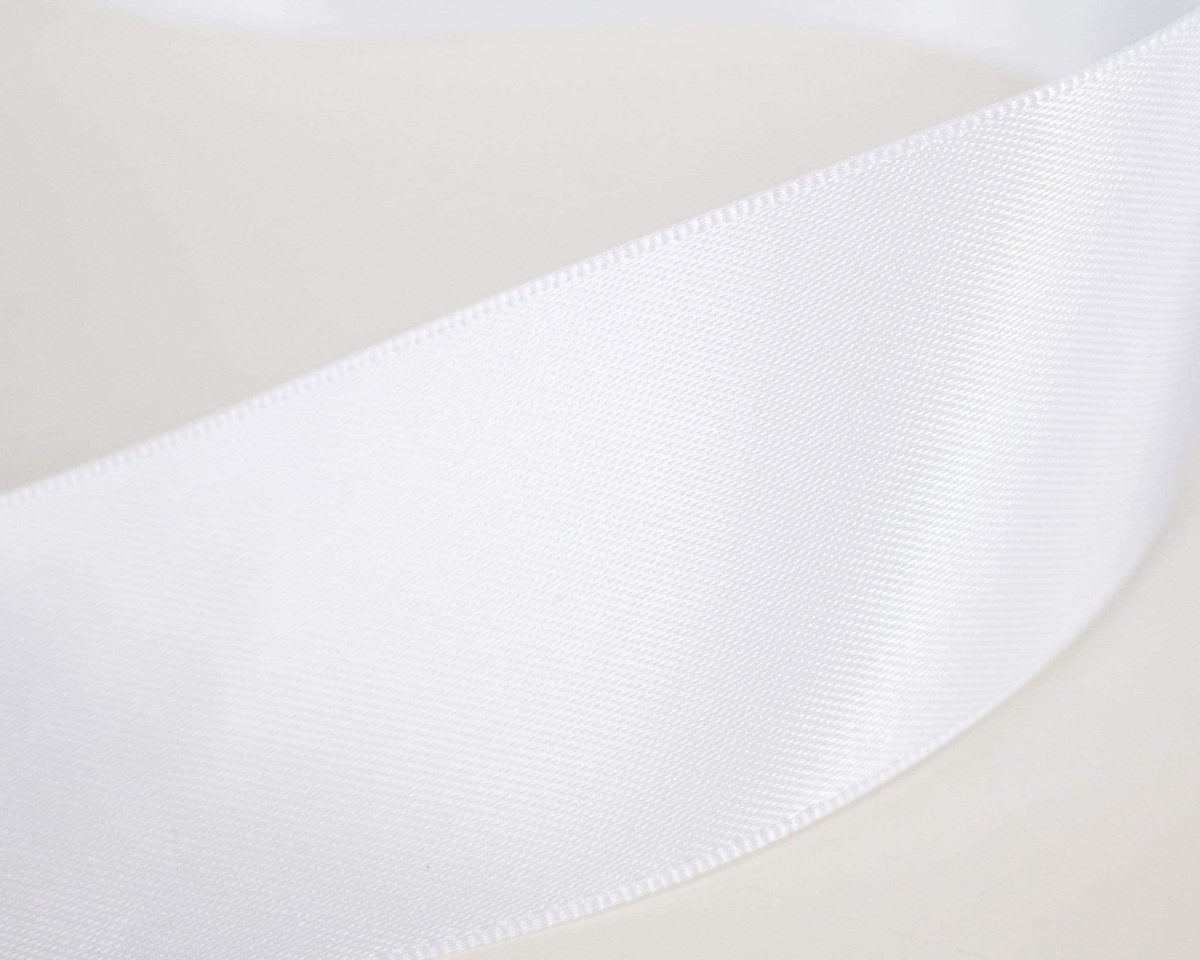 White Satin Ribbon – Sola-Flowers