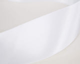White Satin Ribbon - Sola Wood Flowers