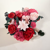 Wild Style Classic Royal Bridesmaid Bouquet - Sola Wood Flowers