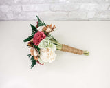 Wine A Little Bouquet - Sola Wood Flowers