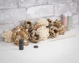 Wood Flower Magnet Set - Sola Wood Flowers