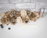 Wood Flower Magnet Set - Sola Wood Flowers