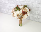 Woodland Bridesmaid Bouquet - Sola Wood Flowers