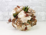Woodland Bridesmaid Bouquet - Sola Wood Flowers